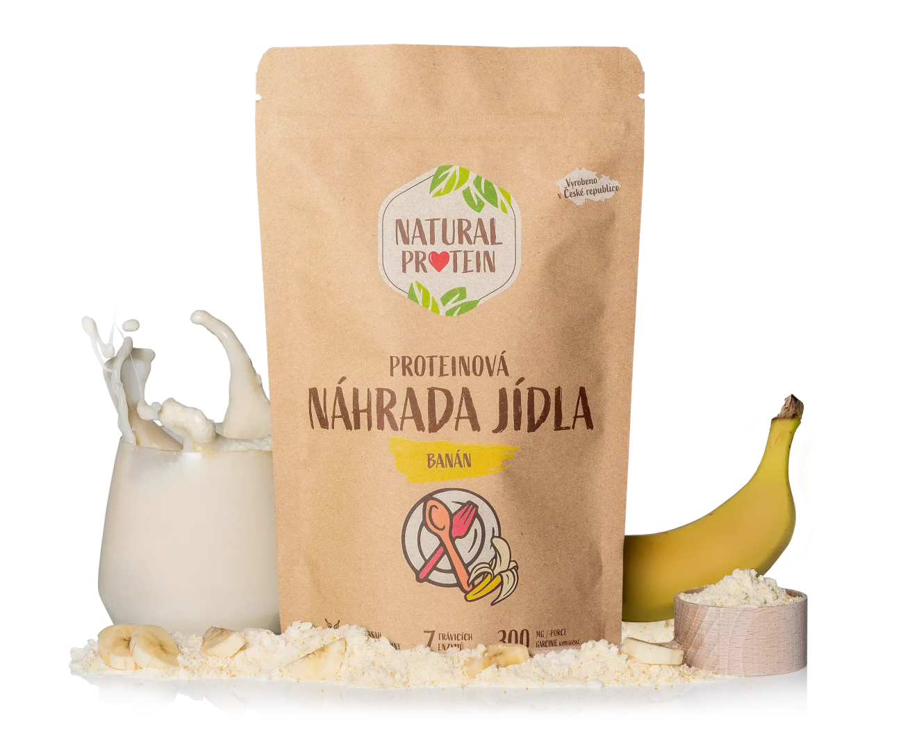 NaturalProtein Náhrada jídla - Banán Letní akce
