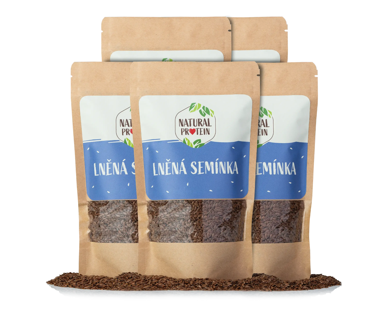 NaturalProtein Ľanové semienka 5 kusov