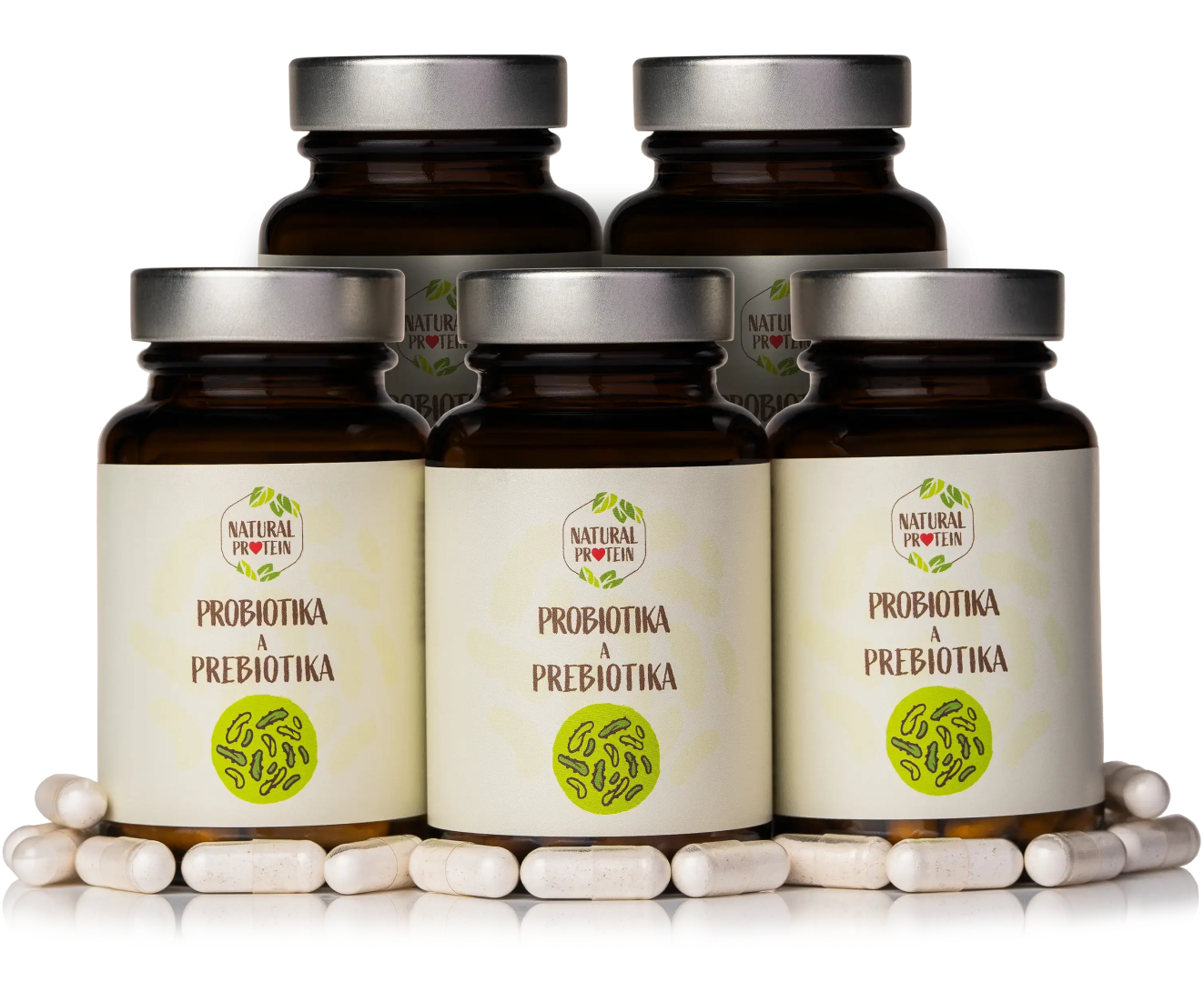 NaturalProtein Probiotiká a prebiotiká 5 kusov