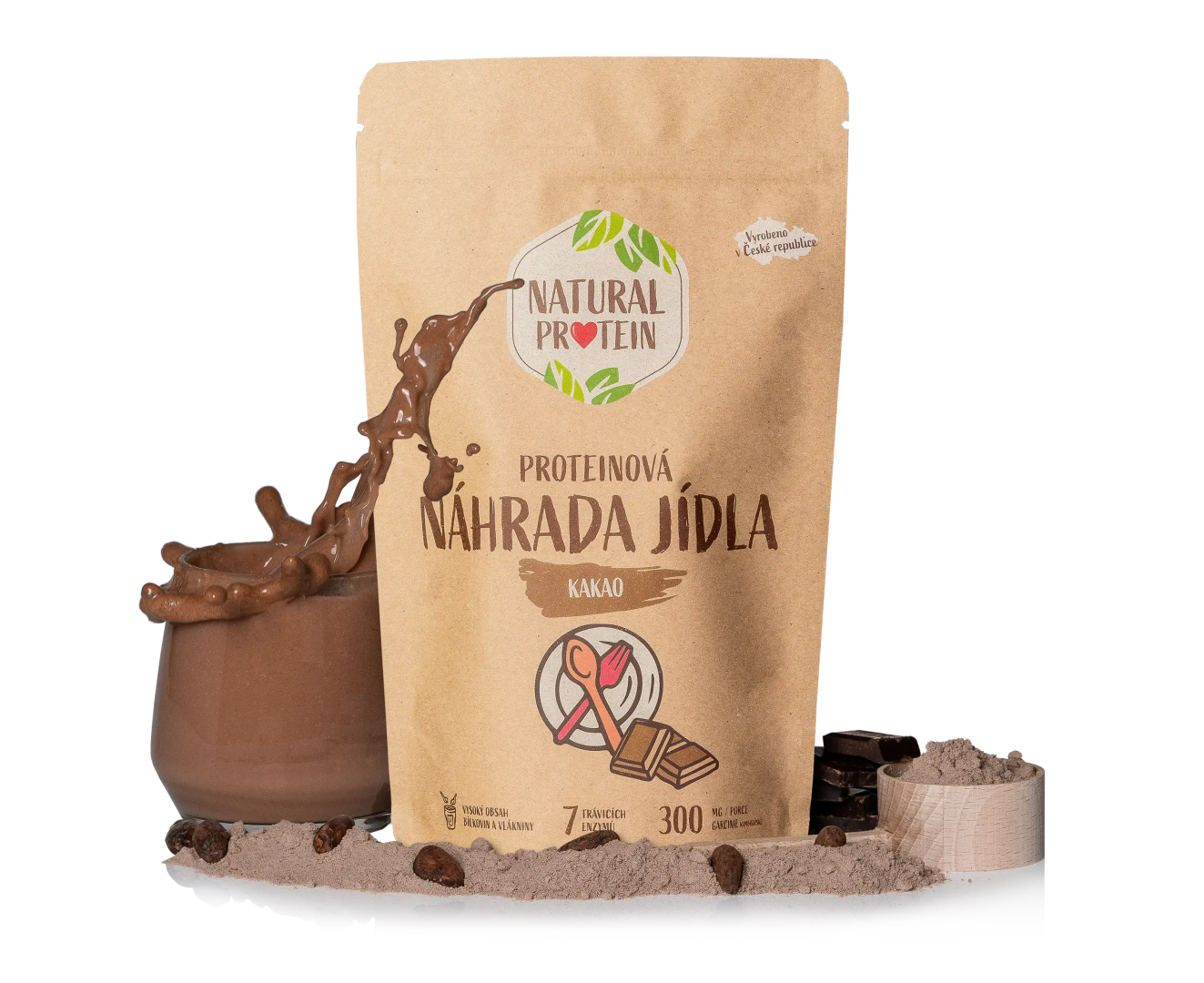 NaturalProtein Náhrada jedla - Kakao