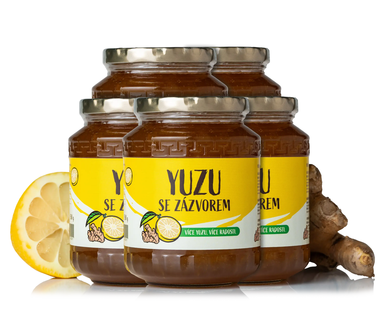 NaturalProtein Yuzu so zázvorom 5 kusov