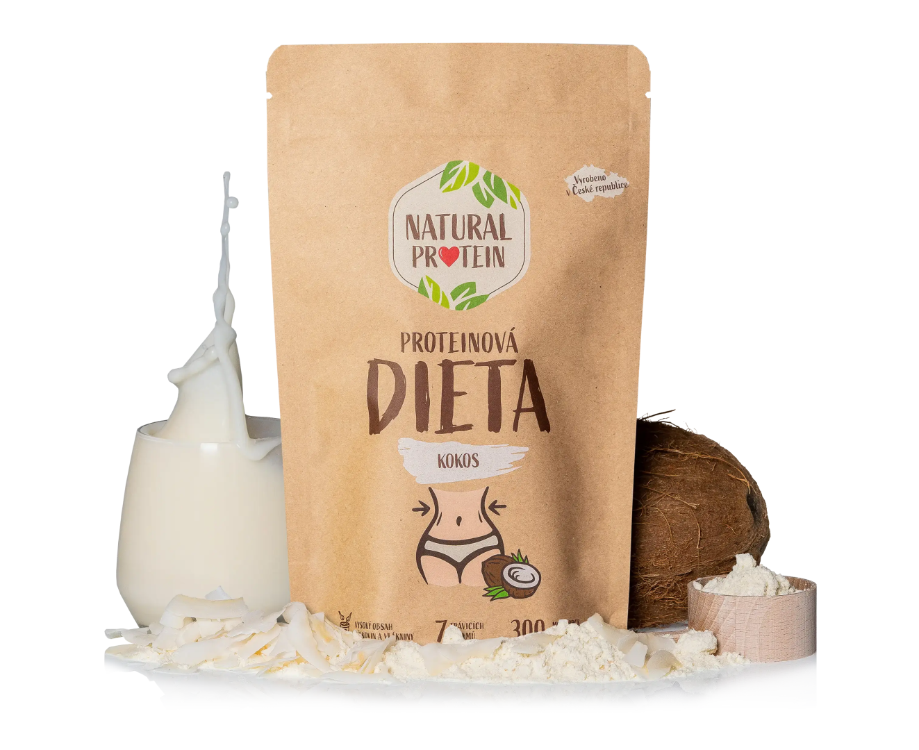 NaturalProtein Proteínová diéta - Kokos