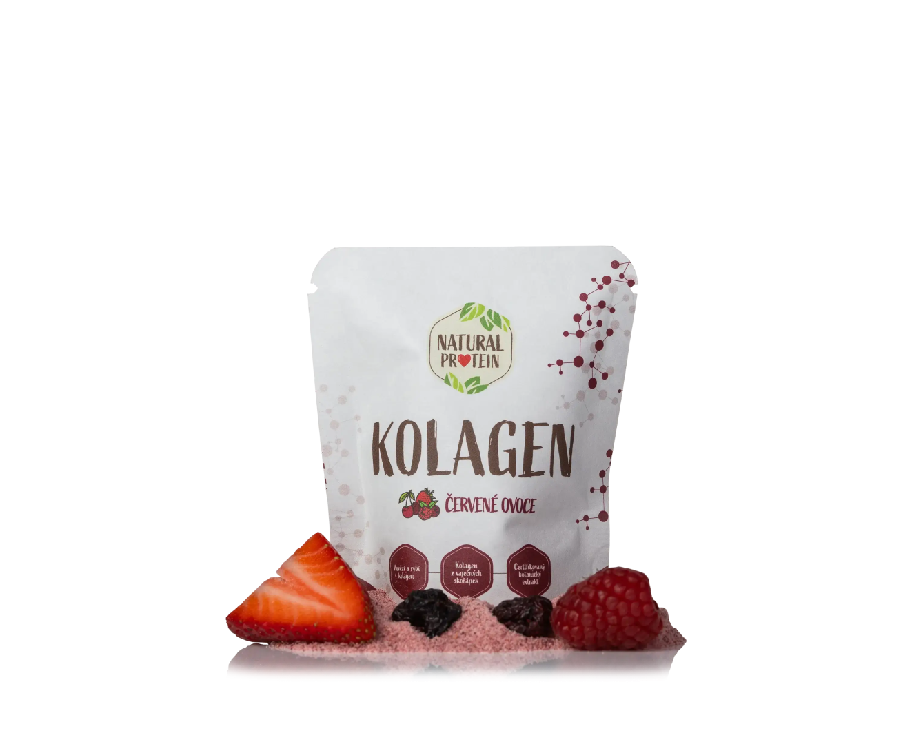 NaturalProtein Kolagén - Červené Ovocie (10 g)