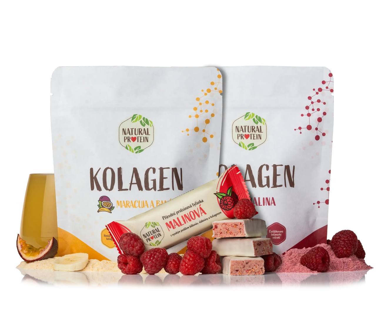 NaturalProtein KOLAGÉN (2x kolagén + tyčinka)