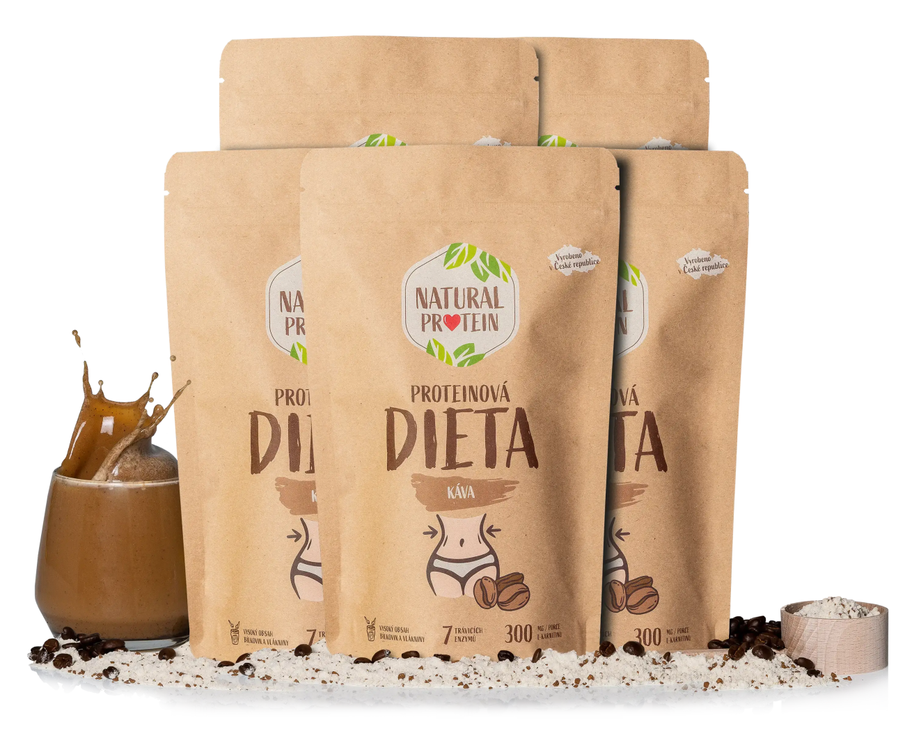 NaturalProtein Proteínová diéta - Káva 5 kusov