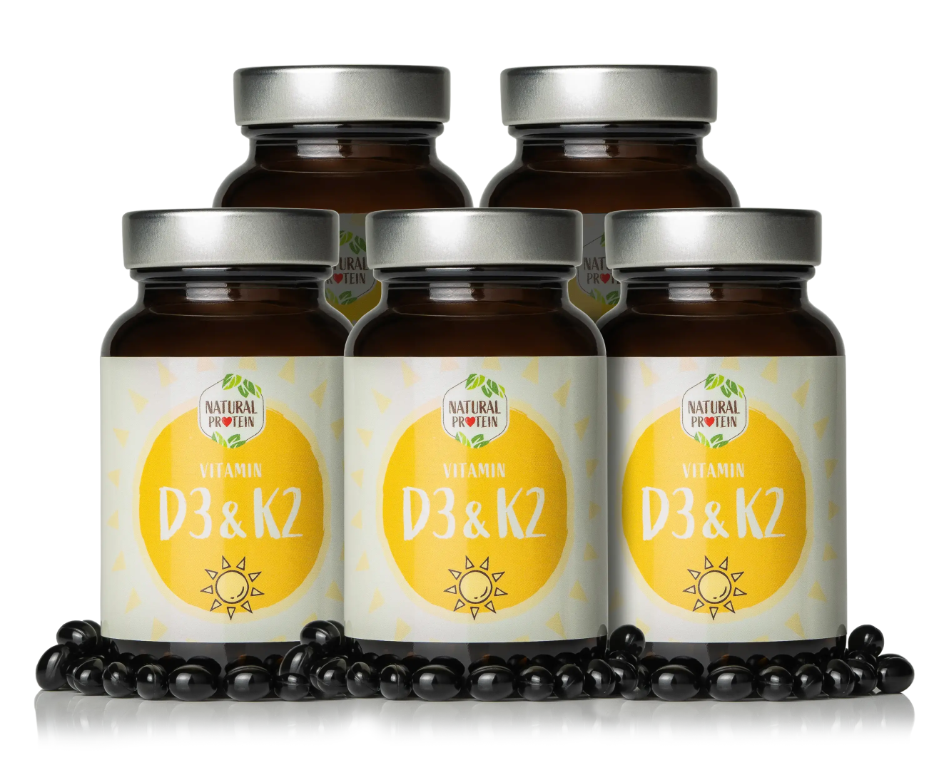 NaturalProtein D3 + K2 5 kusov