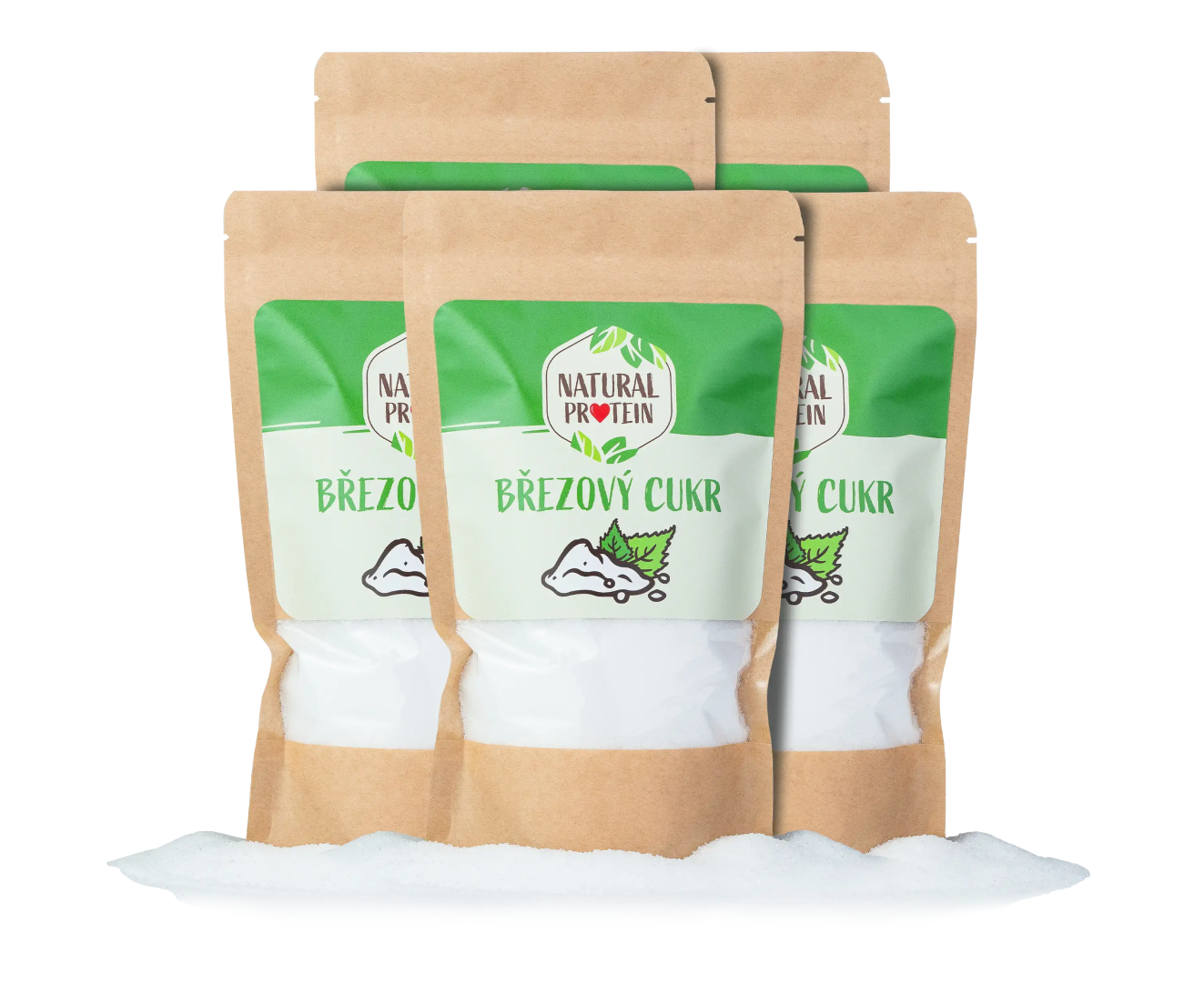 NaturalProtein Brezový cukor 5 kusov