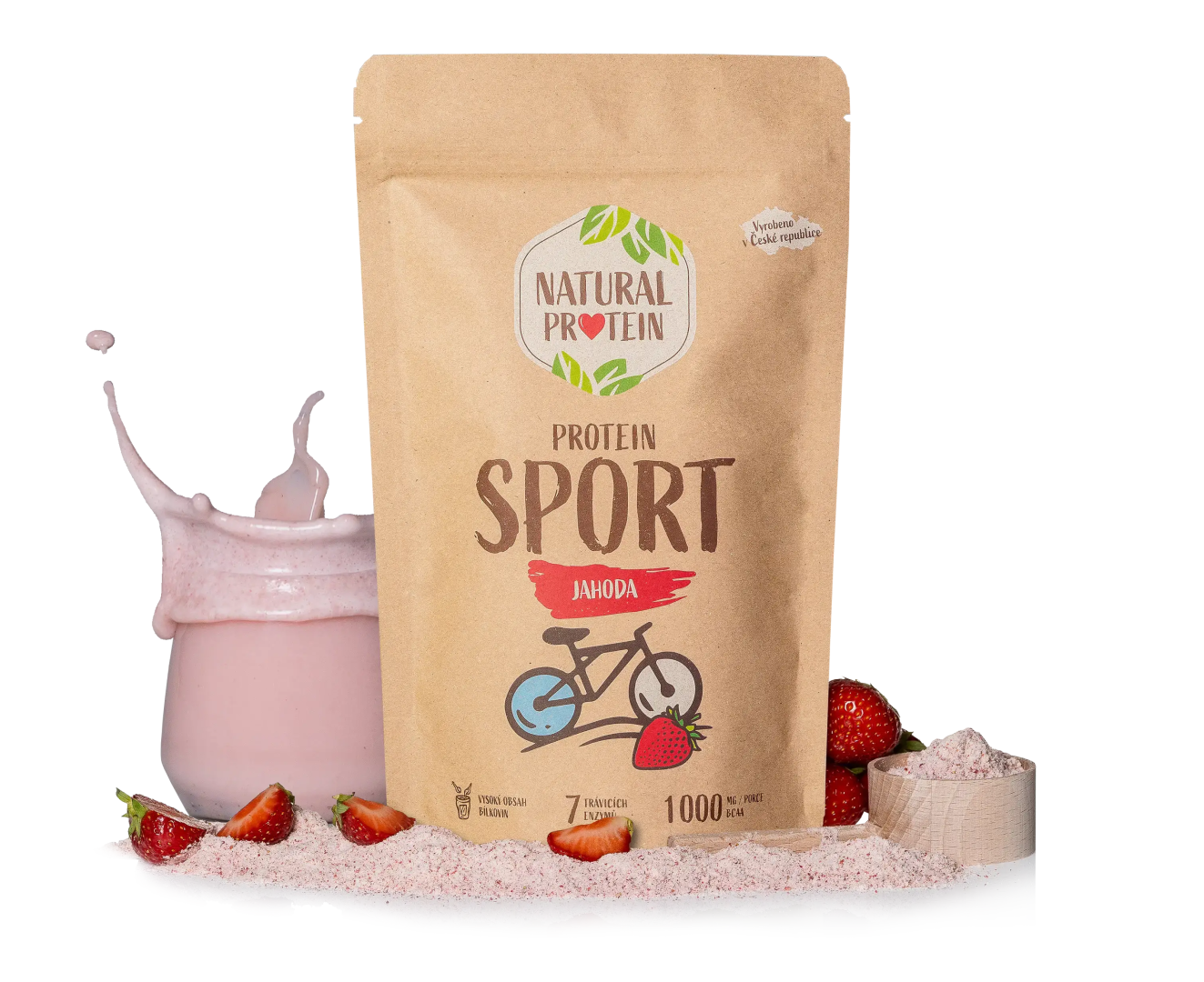 NaturalProtein Šport - Jahoda