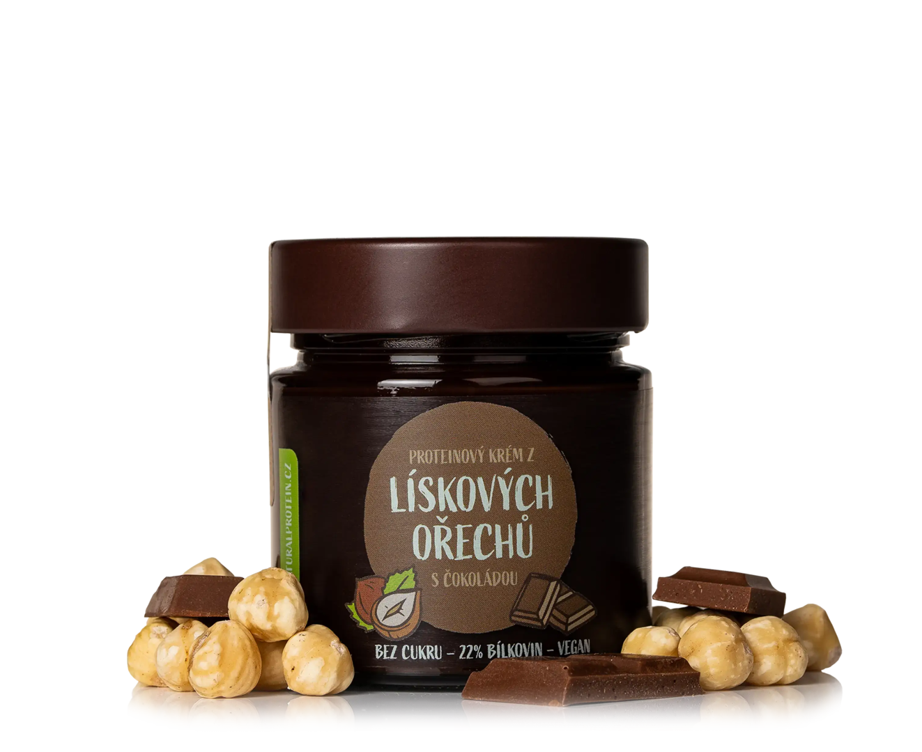 NaturalProtein Lieskovcový krém s čokoládou