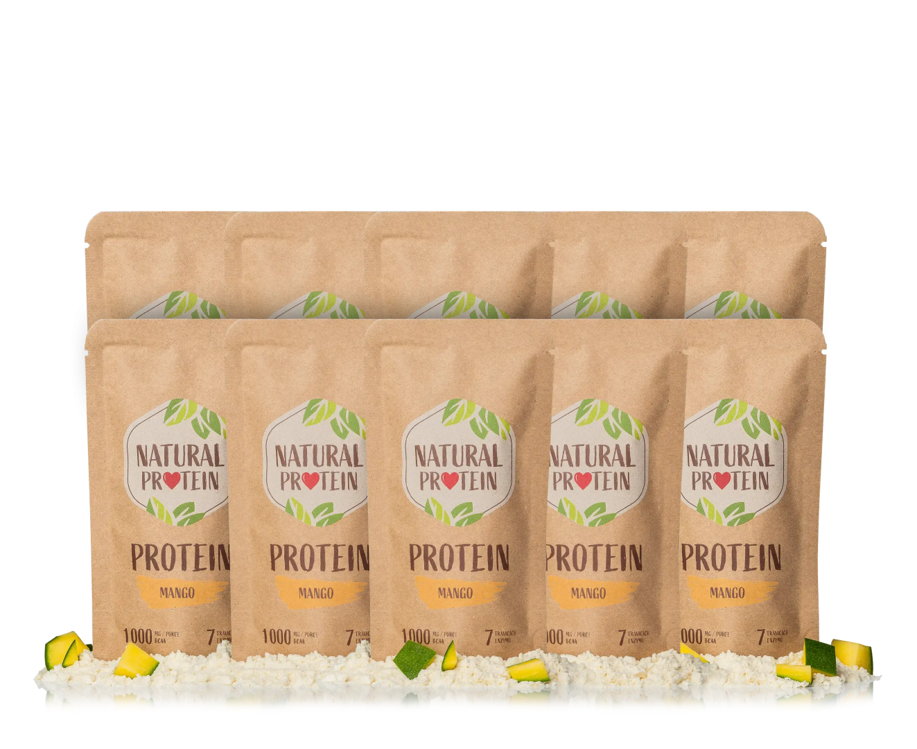 NaturalProtein Mangový proteín (35 g) 10 kusov