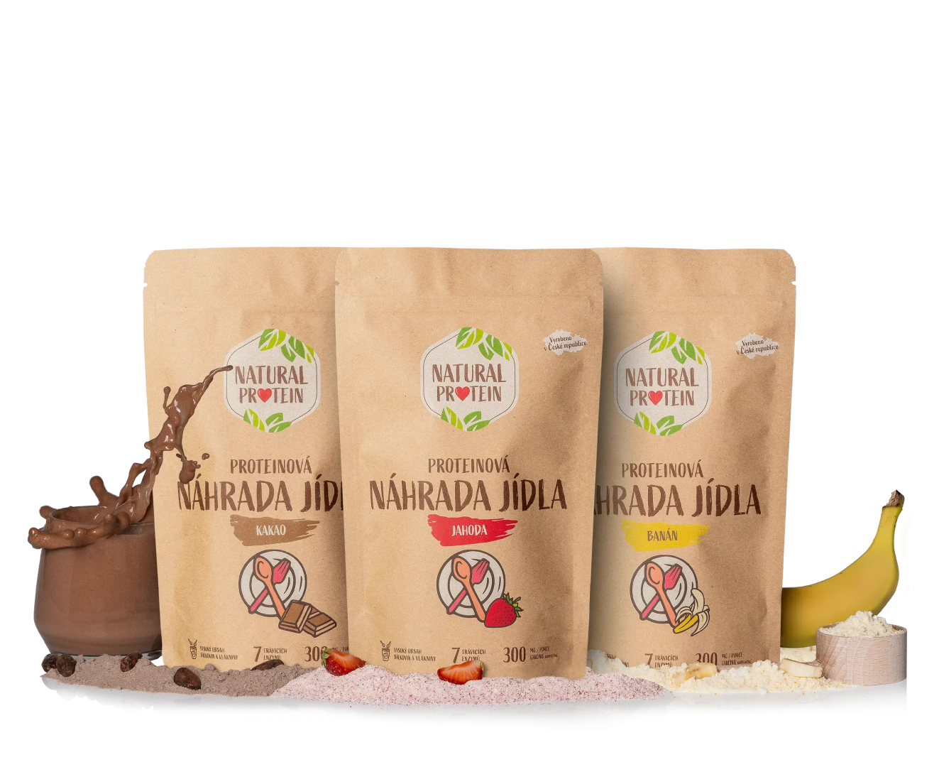 NaturalProtein 3x Náhrada jedla
