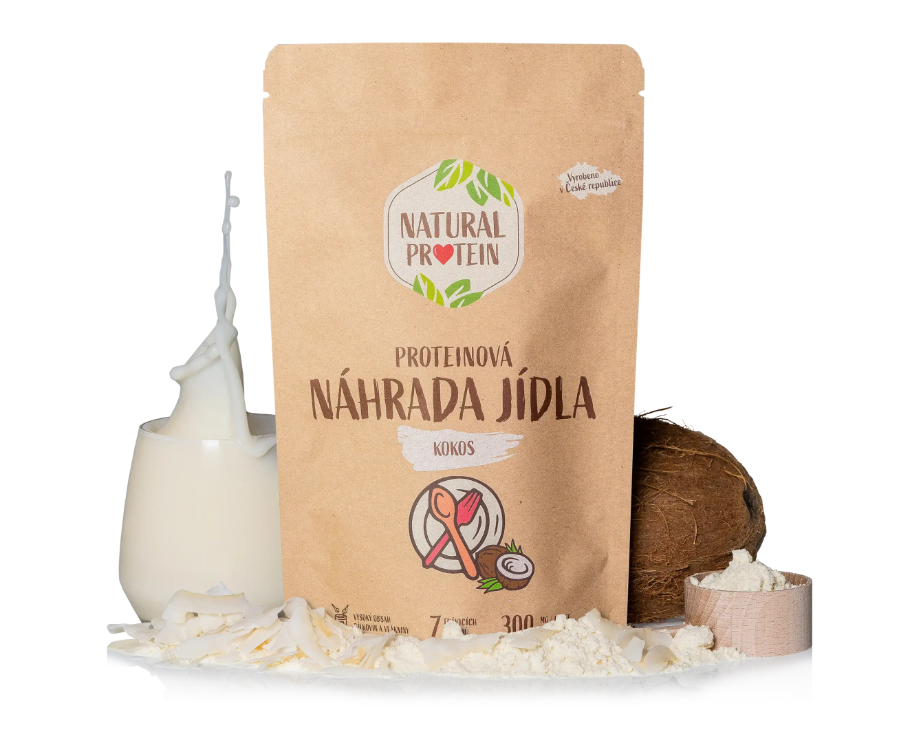 NaturalProtein Náhrada jedla - Kokos