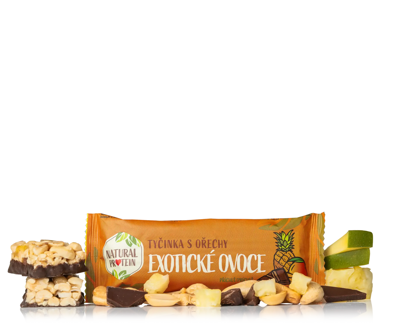 NaturalProtein Ořechová tyčinka - exotické ovoce Letní akce