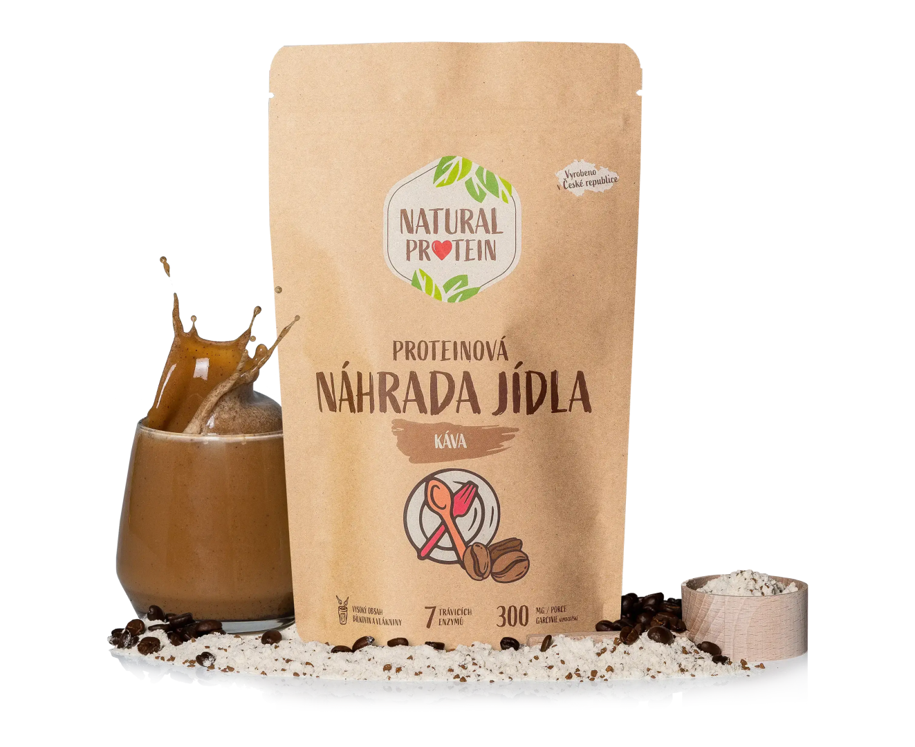 NaturalProtein Náhrada jídla - Káva Letní akce