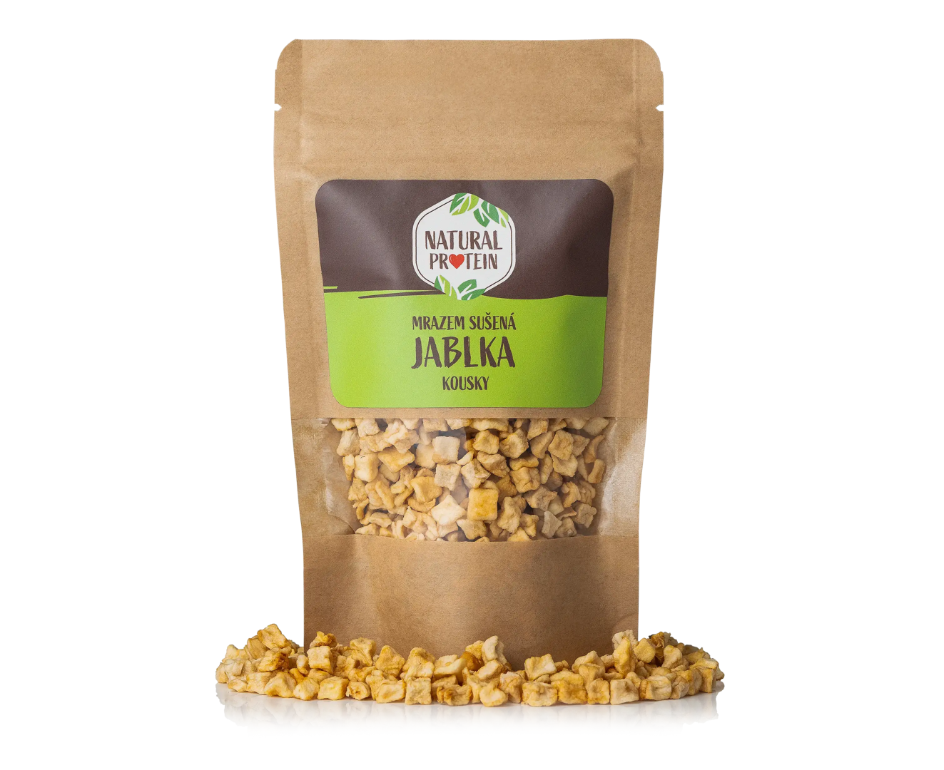 NaturalProtein Mrazom sušená jablka - kúsky
