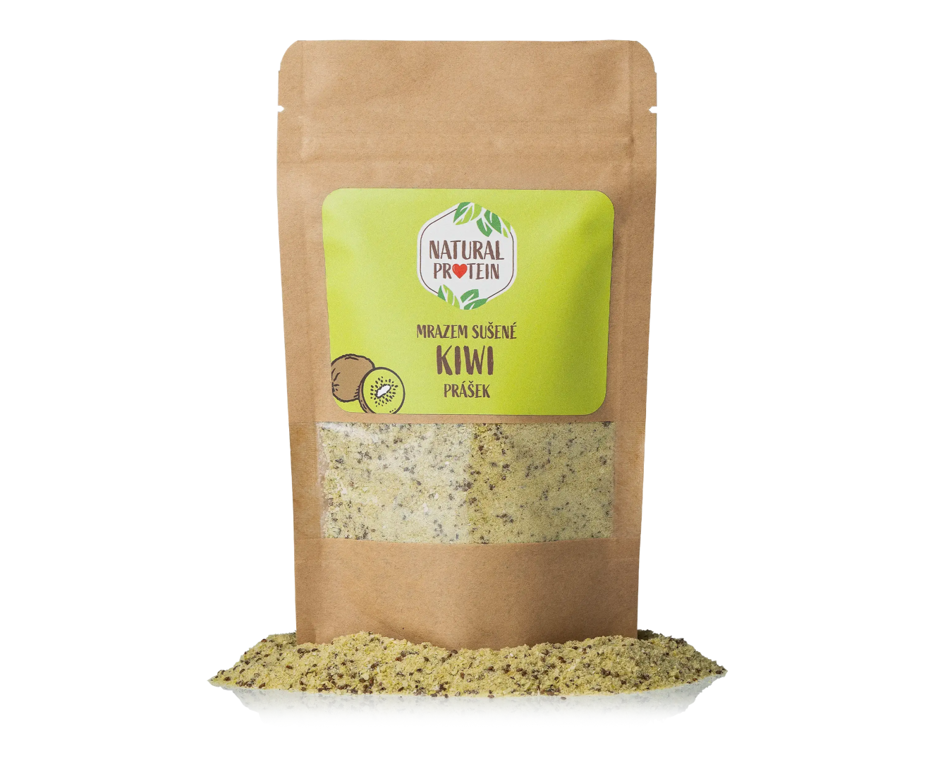 NaturalProtein Mrazom sušené kiwi - prášok
