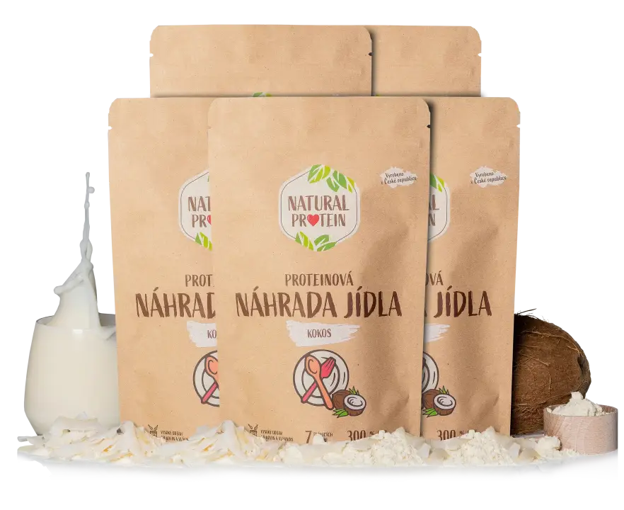 Náhrada jedla - Kokos 5 kusov