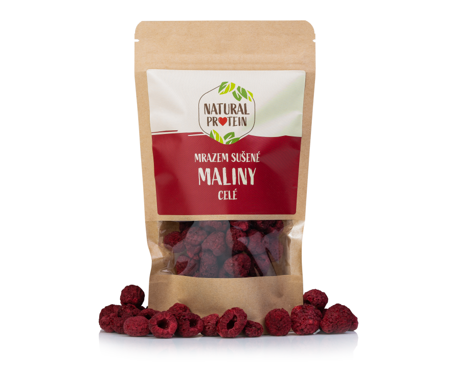 Mrazom sušené maliny 1 kus